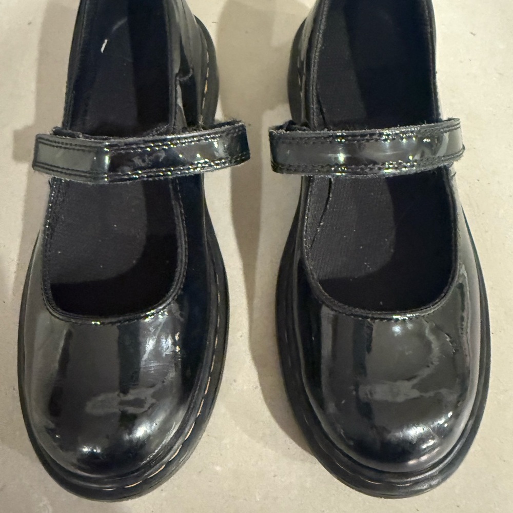 Steve Madden Shiny Black Kids Mary Jane Shoes